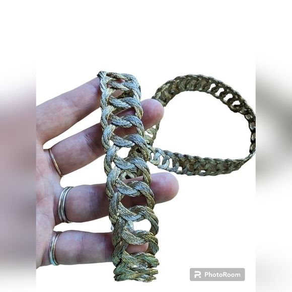 Gold and silver vintage belt